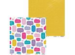 P13 30,5X30,5Cm Carta Bifacciale Per Scrapbooking 240G Girl Gang 02