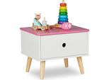 Comodino Relaxdays Per Bambini Con Cassetto
