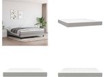 Vidaxl Materasso A Molle Insacchettate Grigio Chiaro 180X200X20 Cm In Tessuto - Materasso A Molle Insacchettate - Materassi A Molle Insacchettate - Materasso - Mobili Per La Camera Da Letto