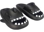 Pantofole Da Bagno Da Donna Da Uomo Scarpe Da Bagno In Schiuma Pantofole Squalo Nero Taglia 40/41