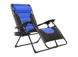 Sedia Da Giardino Deluxe A Gravità Zero, In Più Colori-Blu