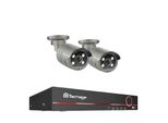 Techage 8CH Sistema Di Sicurezza Cctv, Risoluzione 4MP, Audio Bidirezionale, 8CH Nvr 2 Telecamere, Nessuno
