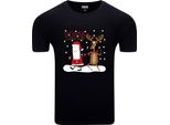 Diarbo T-Shirt Uomo Natale Regalo Di Natale Squadra Di Ballo Nero Taglia L
