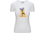 Diarbo T-Shirt Donna Natale Regalo Di Natale Cervo Bianco Taglia M