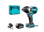 Avvitatore A Impulsi Elettrico Senza Spazzole, Coppia Di 1200 Nm, Batteria Ricaricabile Agli Ioni Di Litio, 1X5.0Ah In Plastica, Eu