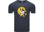 Diarbo T-Shirt Da Uomo Con Stampa Classica Puzzle Emoji Dimagrante Grigio Scuro Taglia L