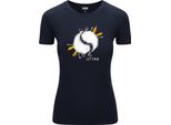 Diarbo T-Shirt Da Donna Con Stampa Classica Api Accoglienti Blu Scuro Taglia Xxl