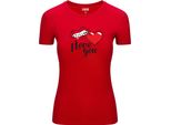 T-Shirt Da Donna Diarbo Con Stampa Classica Ich Liebe Dich Rosso Taglia Xxl