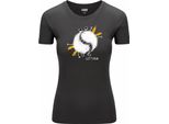 Diarbo T-Shirt Da Donna Con Stampa Classica Api Accoglienti Grigio Scuro Taglia L