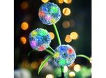 Lumiled Lampada Solare Per Giardino All'aperto, Con Picco A Terra, Fiori Di Dente Di Leone, Denti Di Leone, Luce Solare Rgb IP44 Batteria Ricaricabile 600 Mah, Luce Solare Led Da Giardino 68,5 Cm Ornamenti Da Giardino