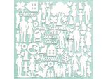 Mintay Chippies - Decorazione In Truciolato Fustellato - Famiglia