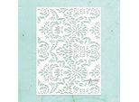 Mintay Stencil A Tecnica Mista Stencil Per Decoupage Scrapbooking Bordo Floreale
