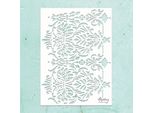Mintay Stencil A Tecnica Mista Stencil Per Decoupage Scrapbooking Bordo Di Pizzo