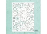Mintay Mixed Media Schablone Stencil FüR Decoupage Scrapbooking Uhren