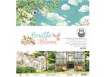 P13 Set 12 Blatt 30,5X30,5Cm Doppelseitig Carta Per Scrapbooking 240G, Breathe And Bloom