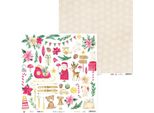 P13 30,5X30,5Cm Doppelseitig Carta Per Scrapbooking Designpapier 240G, Laboratorio Di Babbo Natale 07