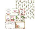 P13 30,5X30,5Cm Doppelseitig Carta Per Scrapbooking Designpapier 240G, Fattoria Dolce Fattoria 05