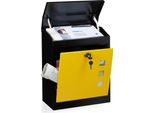 Relaxdays 10020775_359 Relaxdays Briefkasten Schwarz