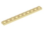 Piastre Lego® 1X10 4477 - 10 Pezzi Beige
