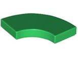 Lego® 2X2 Piastrelle Angolo Rotondo 27925 - 250 Pezzi Verde