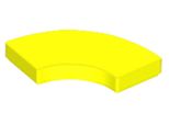 Lego® 2X2 Piastrelle Angolo Rotondo 27925 - 50 Pezzi Giallo Neon