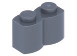 1X2 Pallisade - 50 Pezzi Grigio Scuro
