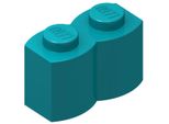 1X2 Pallisade - 50 Pezzi Turchese Scuro