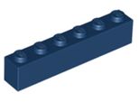 Lego® 1 Pezzo 3009 Mattoncini 1X6 Parte Basic 1 Blu Scuro