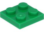 Piastre Lego® 2X2 3022 - 1 Pezzo Verde