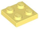 Piastre Lego® 2X2 3022 - 100 Pezzi Giallo Chiaro Brillante
