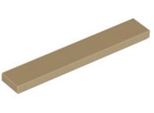 Mattonelle Lego® 1X6 6636 - 10 Pezzi Beige Scuro