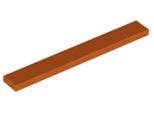 Mattonelle Lego® 1X8 4162 - 1 Pezzo Arancione Scuro