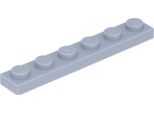 Piastra Lego® 1X6 3666 - 250 Pezzi Grigio Chiaro Bluastro