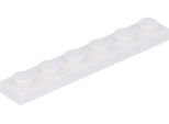 Piastra Lego® 1X6 3666 - 100 Pezzi Beige Scuro