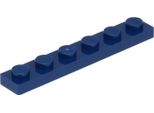 Piastra Lego® 1X6 3666 - 1 Pezzo Blu Scuro