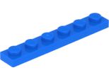 Piastra Lego® 1X6 3666 - 1 Pezzo Blu