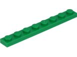 Piastra Lego® 1X8 3460 - 1 Pezzo Verde