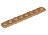 Piastra Lego® 1X8 3460 - 1 Pezzo Torrone Medio