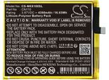 Techtek Batteria Compatibile Con [Nokia] CX10, TA-1332, TA-1341, TA-1350, TA1344, X20 Sostituisce CN110