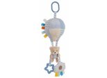 Peluche Con Sonaglio Integrato Attività Pallone Orso Blu 40 Cm