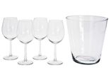 Bicchiere Da Vino + Dispenser 5 Pezzi Eccellente KO-VER000576