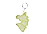 Portachiavi Unicorno Fluorescente Push Bubble Pop Antistress