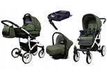 BabyLux® Largo | 4in1 Kinderwagen Bambimo | Olive Black | Kombikinderwagen | Kinderwagenset