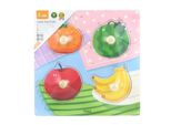 Viga Toys - Puzzle Di Legno Viga Con Spilli Di Frutta