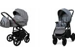 BabyLux® Color Lux | 2in1 Kinderwagen Set | Grey Flex | Kombikinderwagen | Kinderwagenset | Bugg