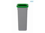 Cestino Per Rifiuti Differenziati Fit Bin Grigio 20 L, Verde - Vetro