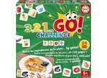 Educa Borras 3.2.1 Go Challenge Food Gioco Da Tavolo Interattivo Golden Golden Taglia Unica