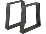 Telaio Per Tavolo Marstal In Set Da 2 Per Tavolini Da Caffè Gambe Per Tavolo 42 X 40 Cm Gambe Per Mobili In Acciaio Nero