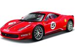 Bburago Ferrari Racing 458 Challenge Rosso 1:24