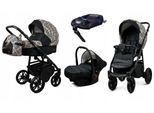 BabyLux® Color Lux | 4in1 Kinderwagen Bambimo | Gold Grille | Kombikinderwagen | Kinderwagenset | Is